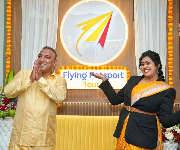 Asha and Kiran - Flying Passport founders