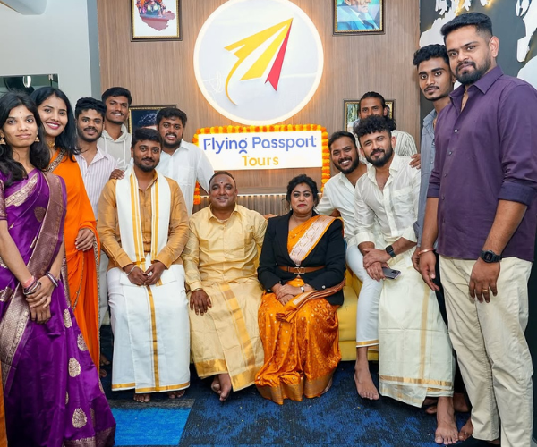 Flying Passport team in office